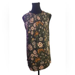 LOFT Floral Print Blouse M GUC